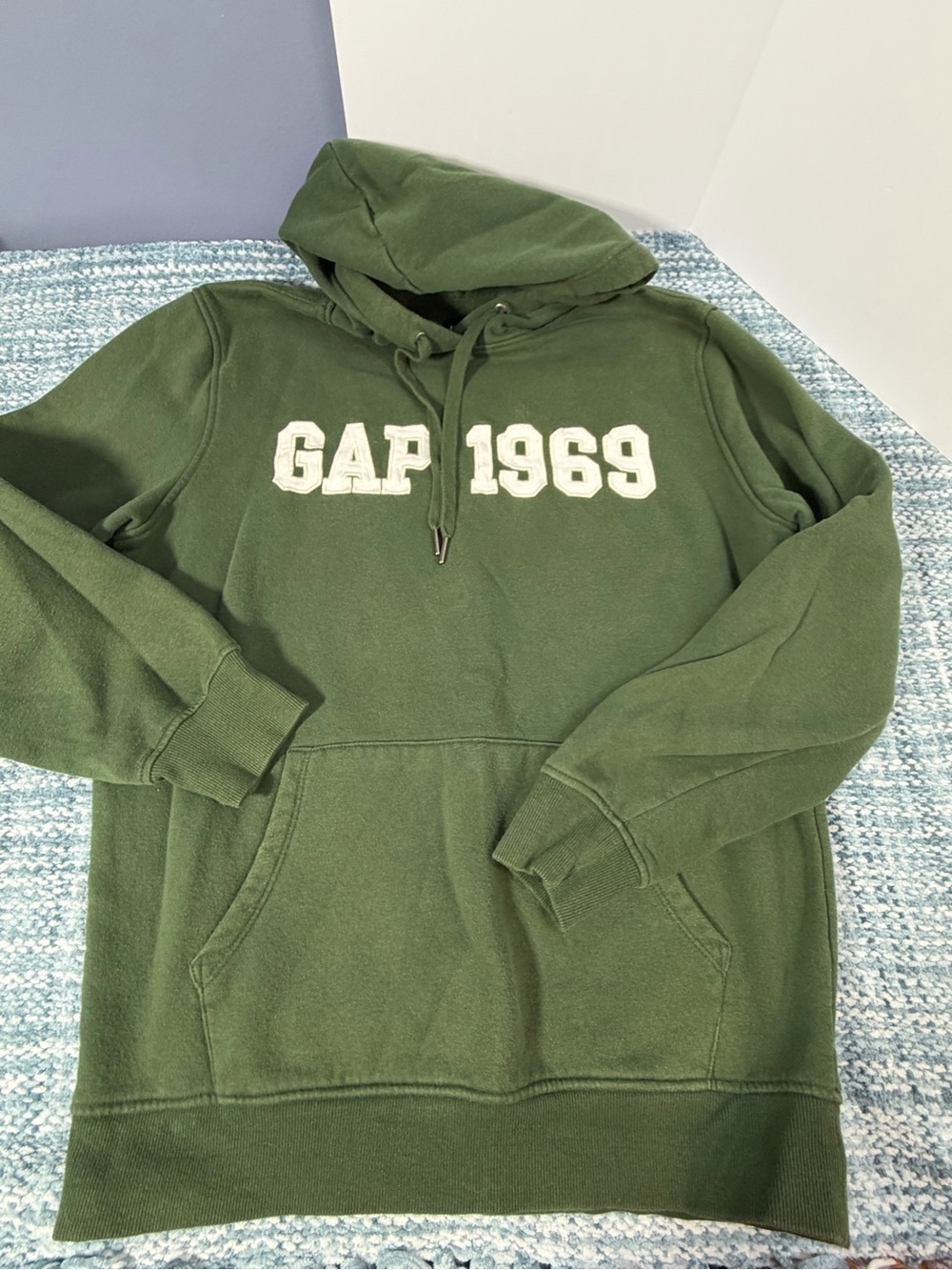 GAP 1969 Men's S Olive Green Hooded Sweatshirt